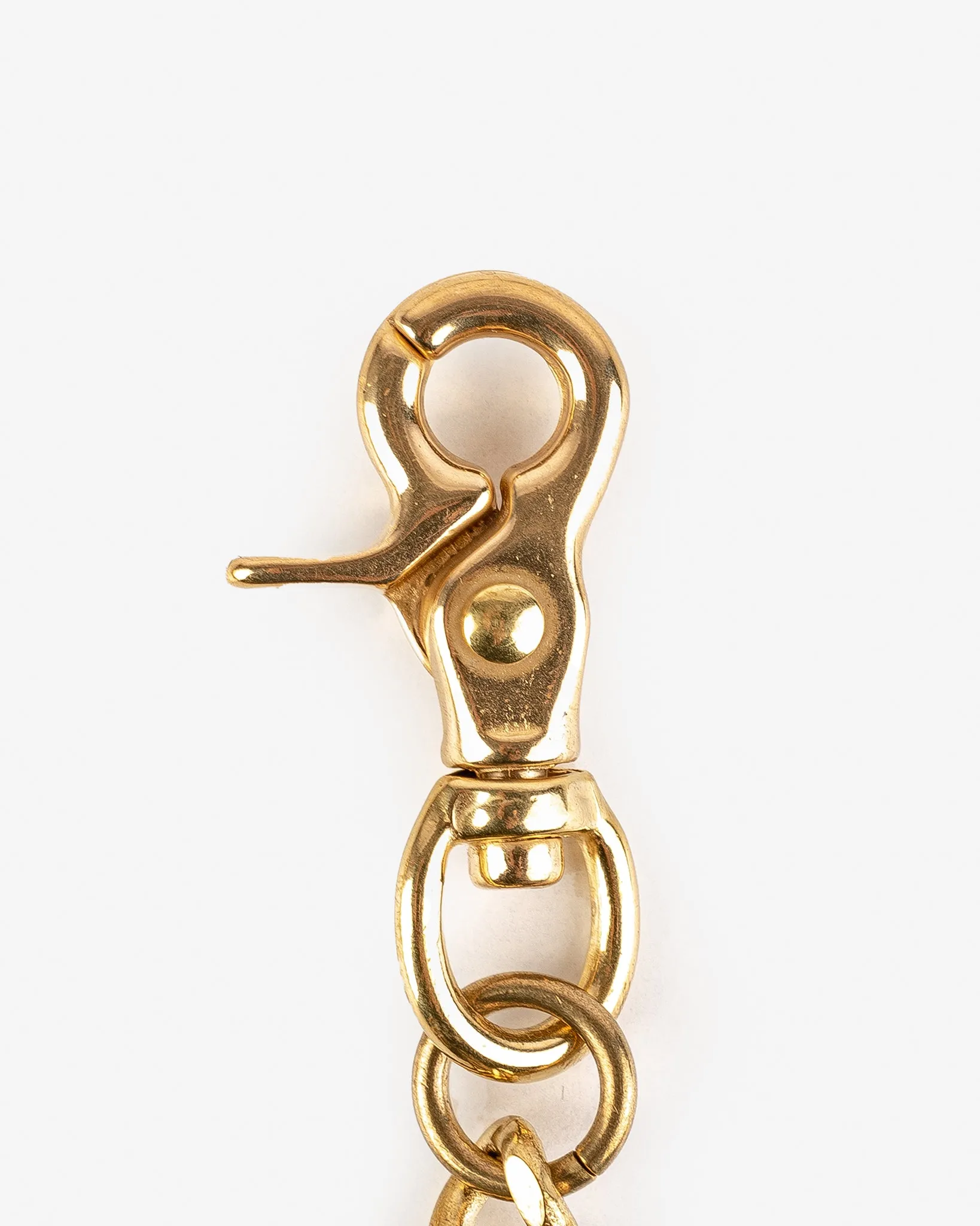 Wallet Chain with Large Clip and Keyring - Brass sold by Iron Heart product image thumbnail 2