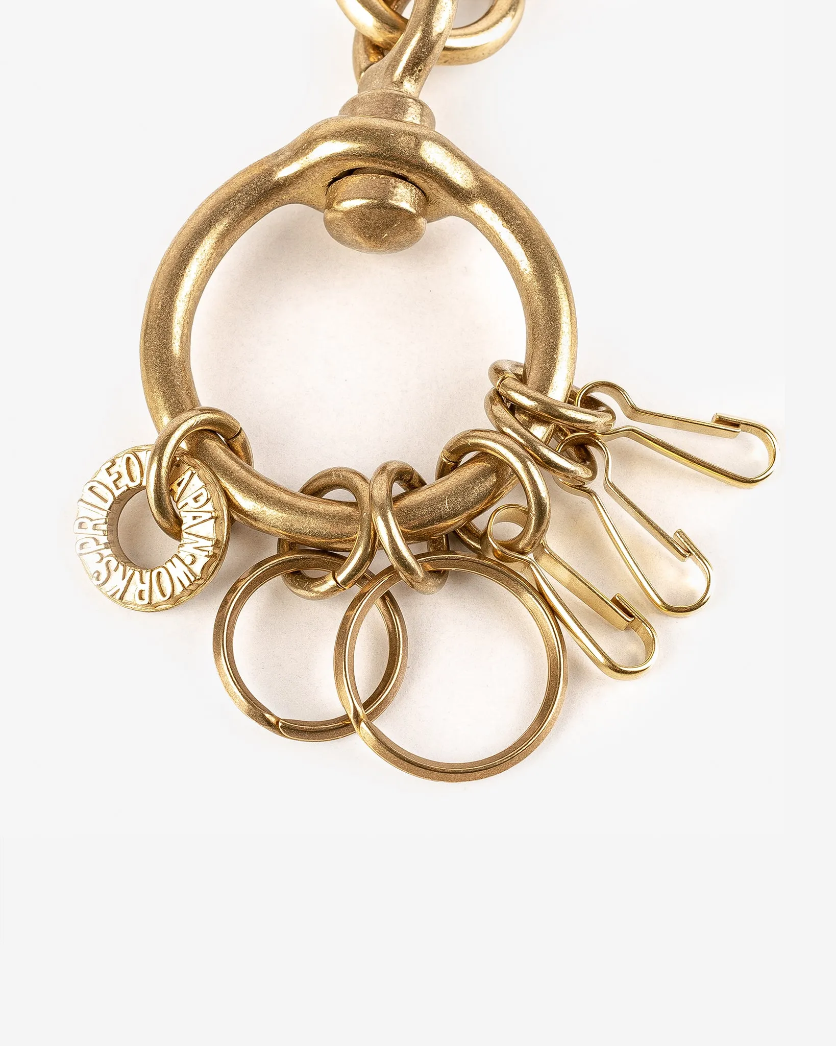 Large Clip with Rings and Clips - Brass sold by Iron Heart product image thumbnail 2