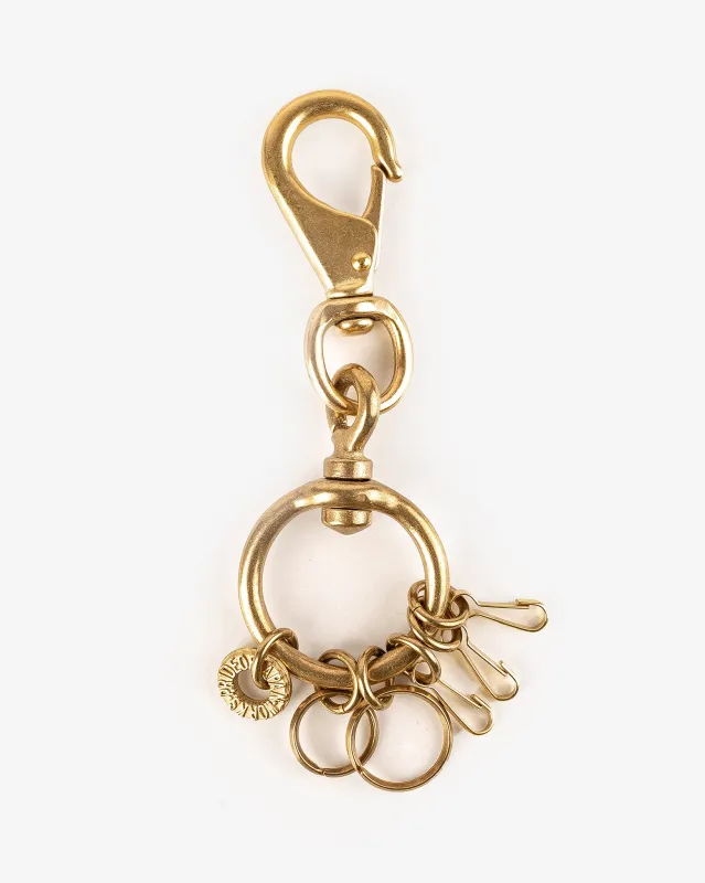 Large Clip with Rings and Clips - Brass sold by Iron Heart