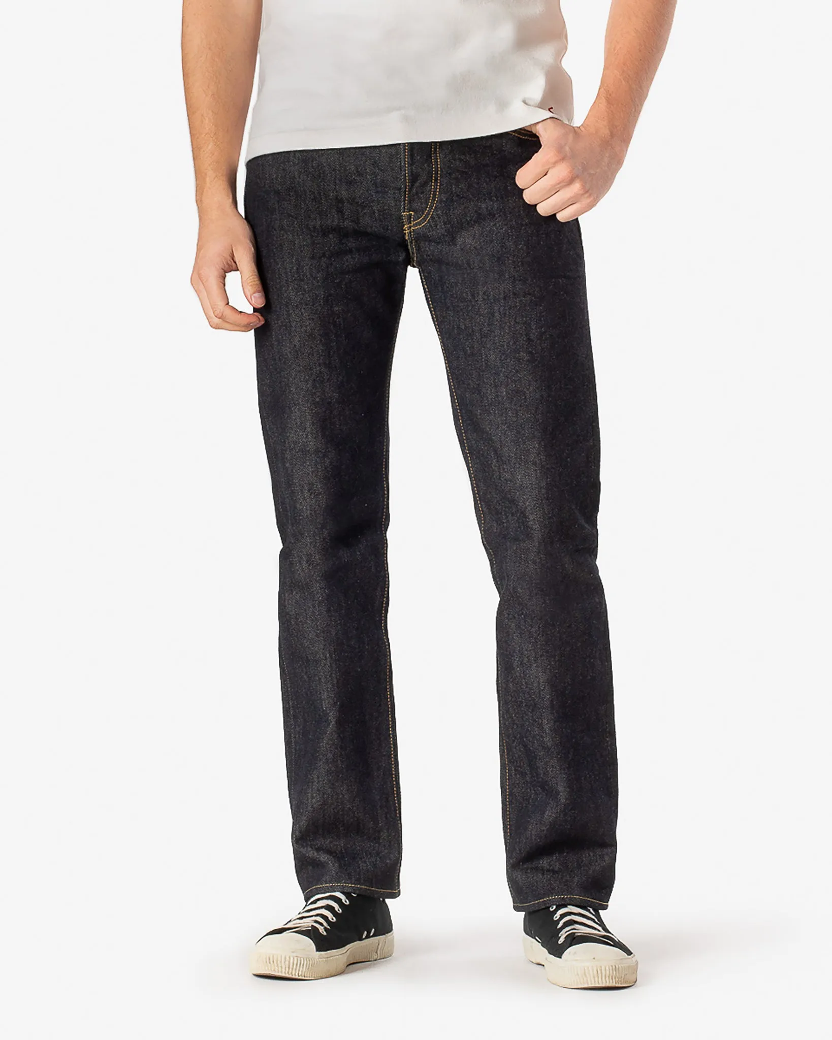 21oz Selvedge Denim Slim Straight Cut Jeans - Indigo sold by Iron Heart product image thumbnail 2