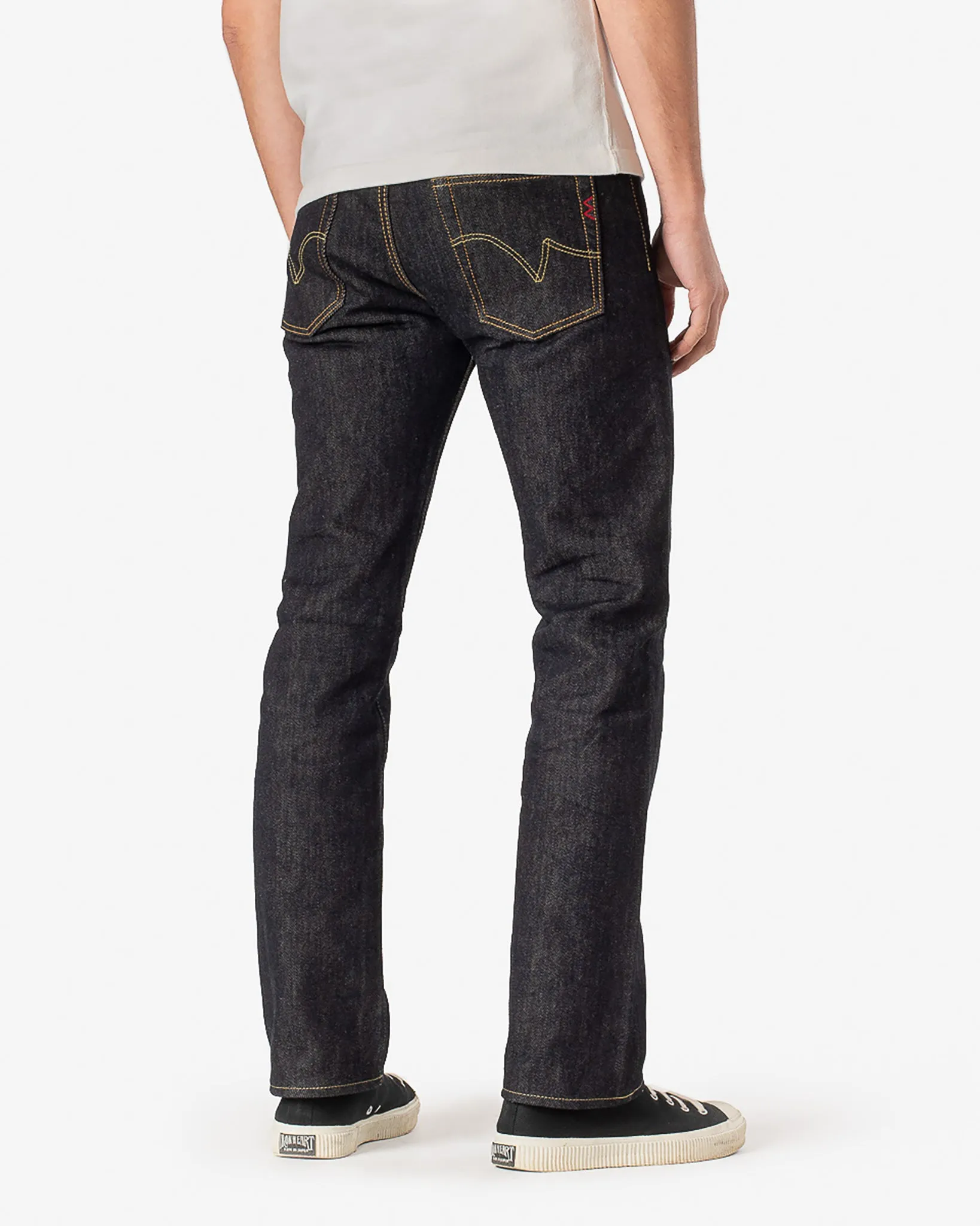 21oz Selvedge Denim Slim Straight Cut Jeans - Indigo sold by Iron Heart product image thumbnail 3