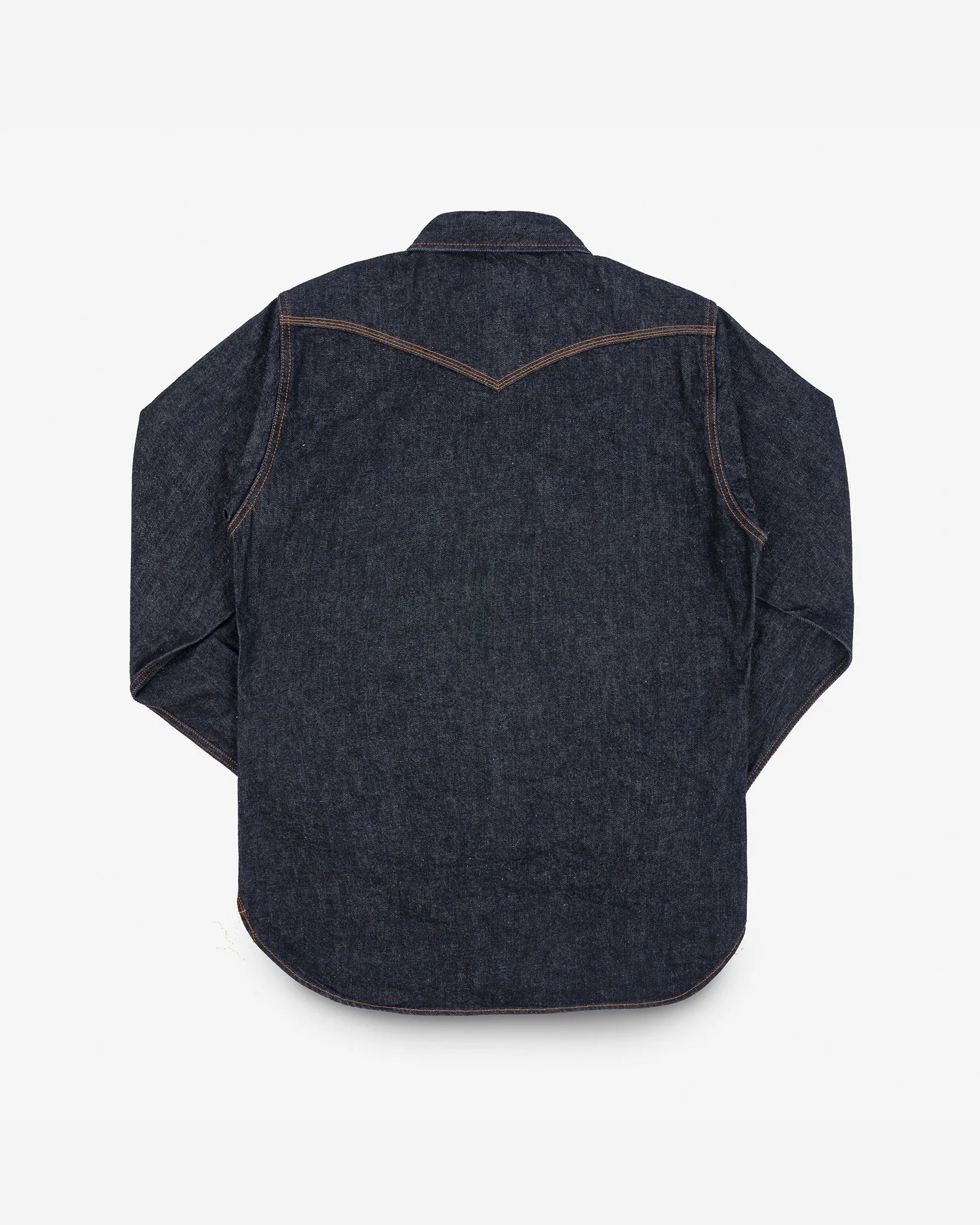 12oz Selvedge Denim Western Shirt - Black sold by Iron Heart product image thumbnail 5