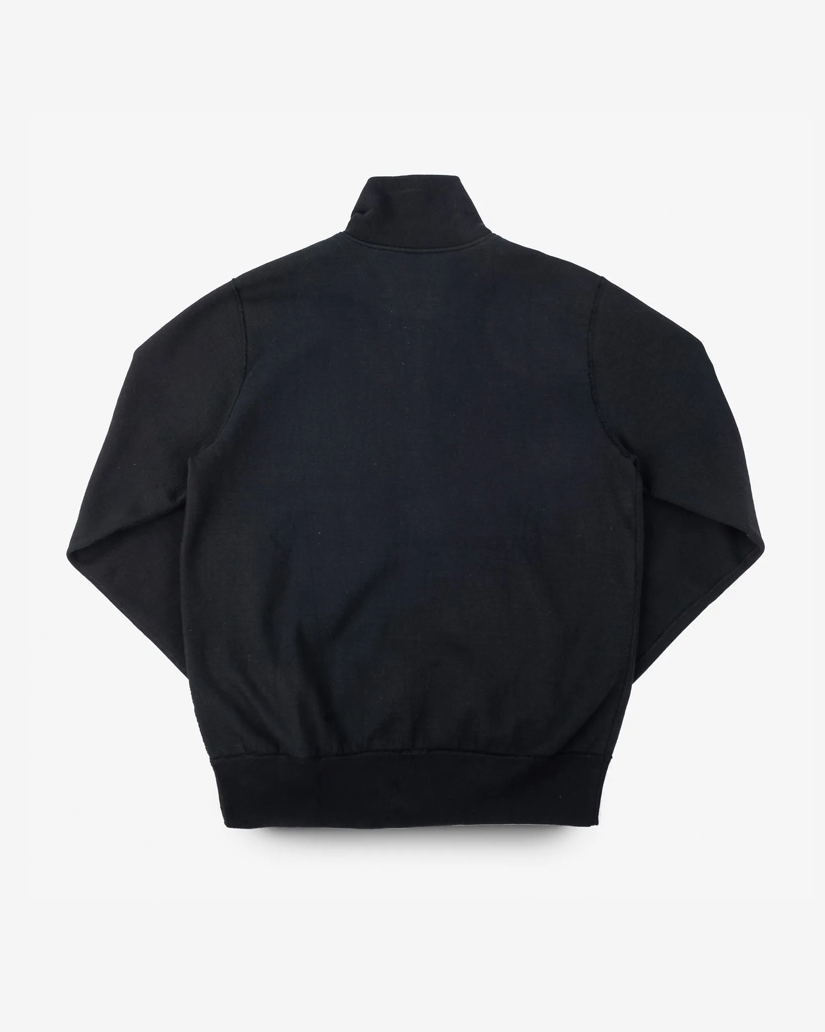 14oz Ultra Heavyweight Loopwheel Cotton Zip Up Sweater - Black sold by Iron Heart product image thumbnail 5