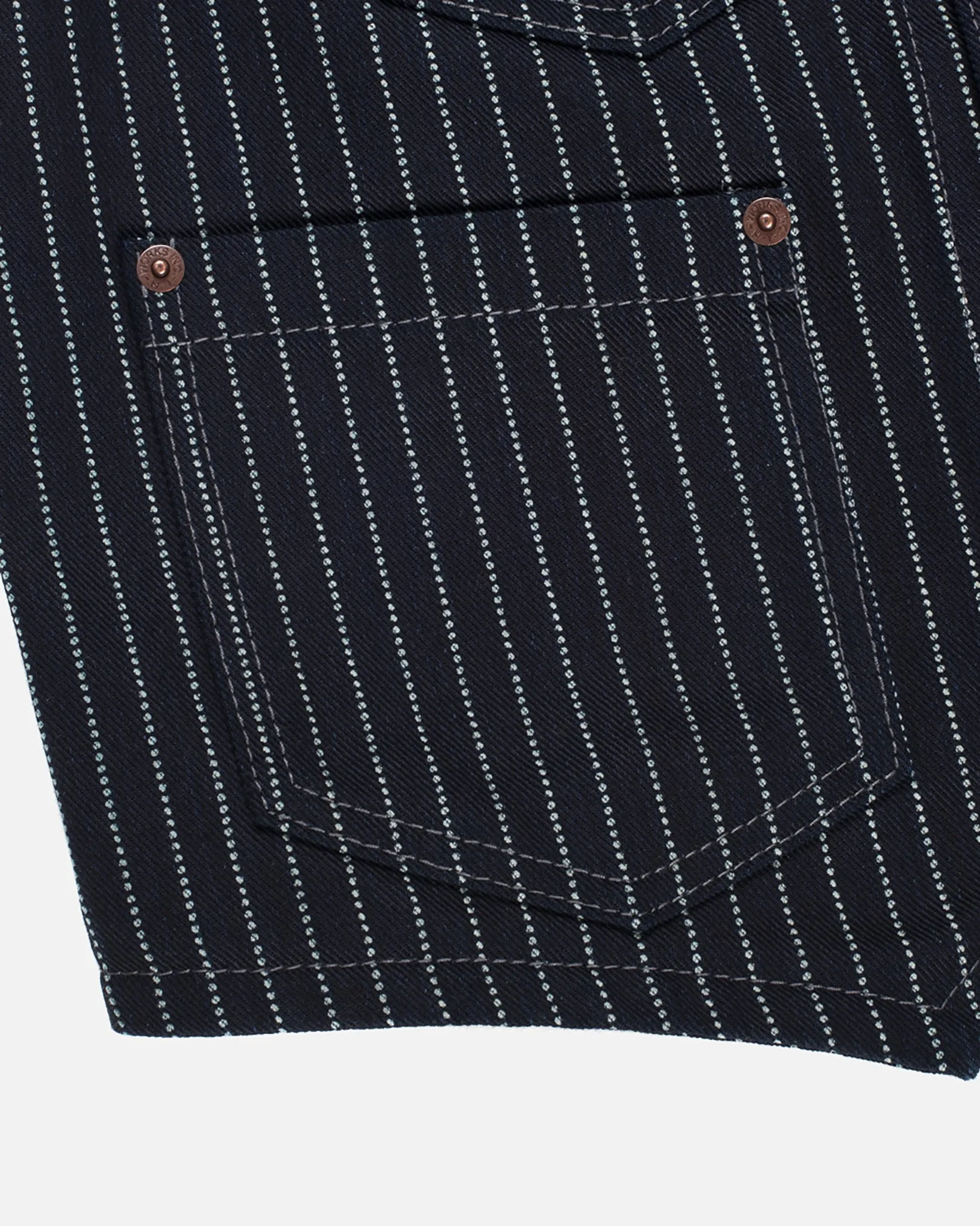 12oz Wabash/Duck Work Vest - Indigo/Navy sold by Iron Heart product image thumbnail 5
