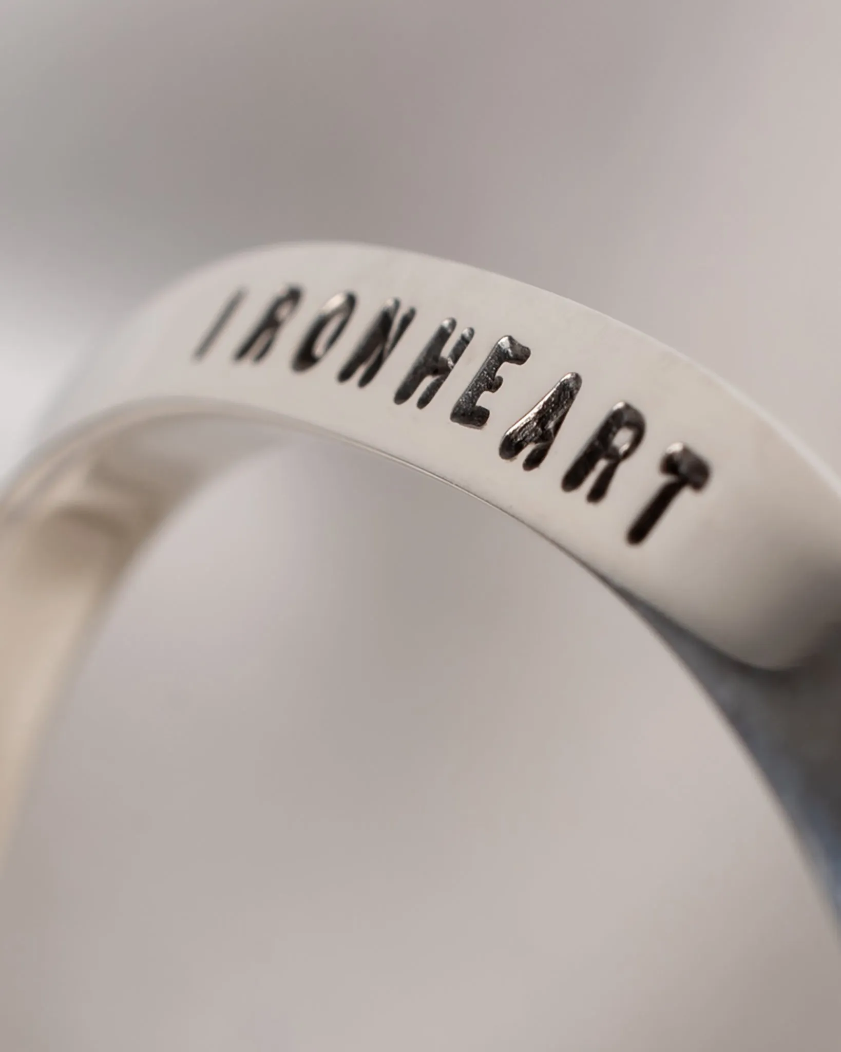 Iron Heart "V" Profile Bangle - Sterling Silver sold by Iron Heart product image thumbnail 4