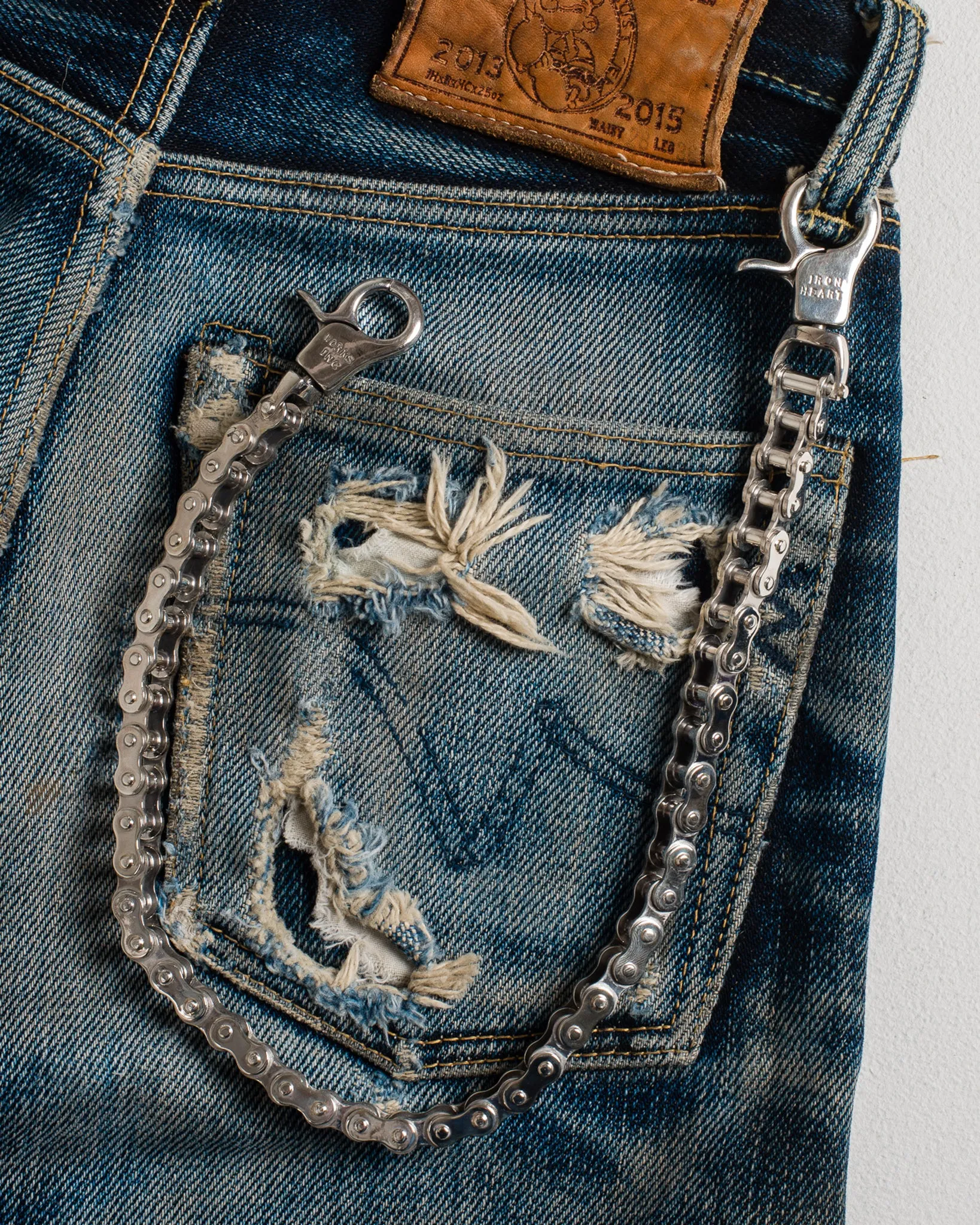 "Motorcycle Chain" Wallet Chain - Sterling Silver sold by Iron Heart product image thumbnail 2