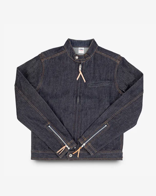 21oz Denim Rider's Jacket - Indigo sold by Iron Heart