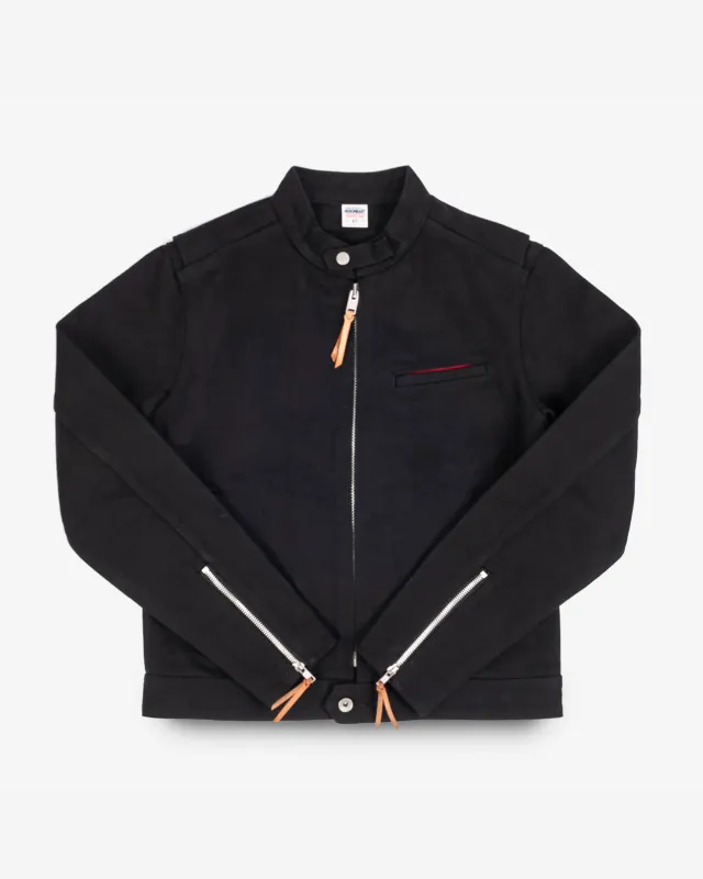 21oz Denim Rider's Jacket - Superblack Non-Fade sold by Iron Heart