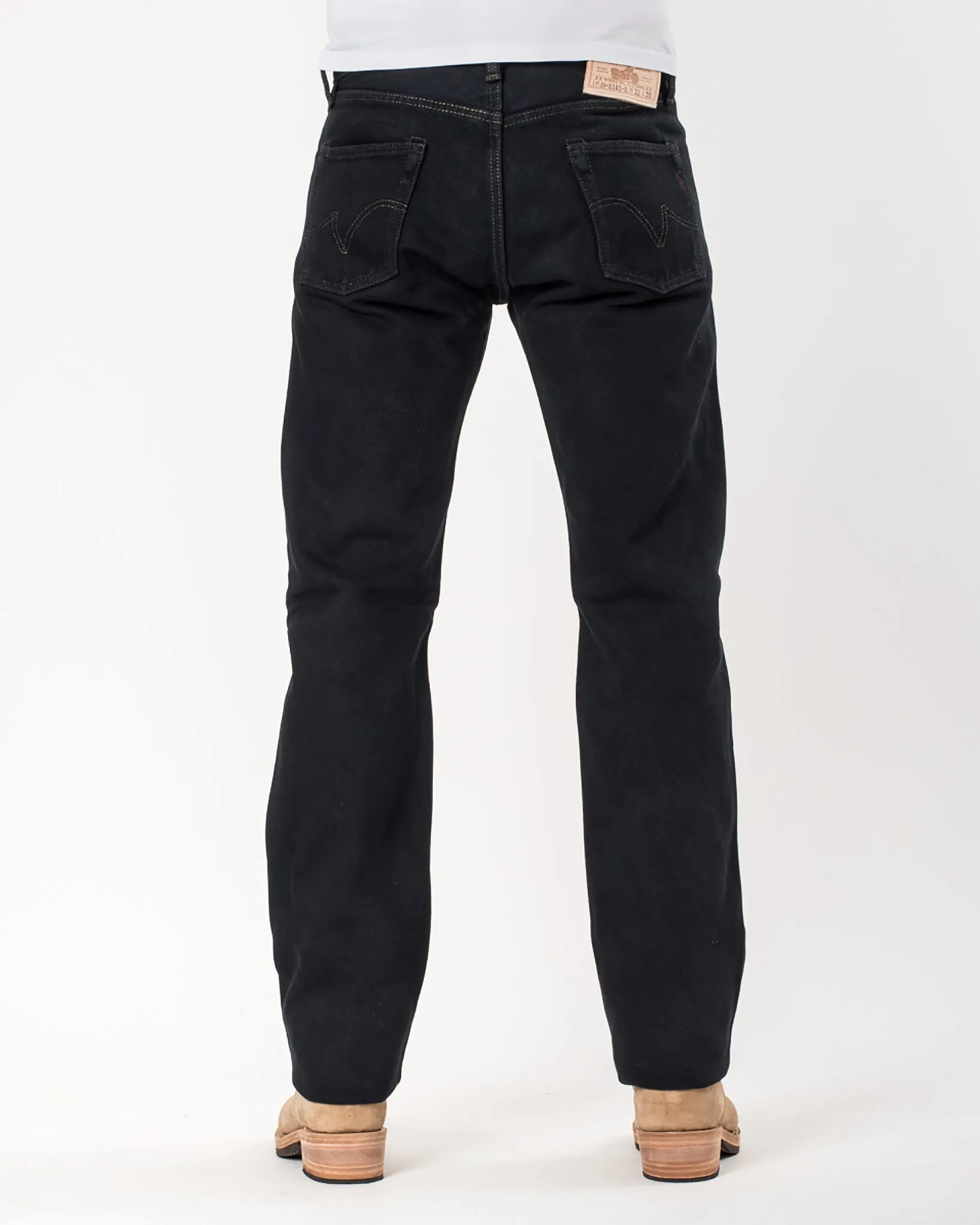 21oz Selvedge Denim Straight Cut Jeans - Indigo Overdyed Black sold by Iron Heart product image thumbnail 3