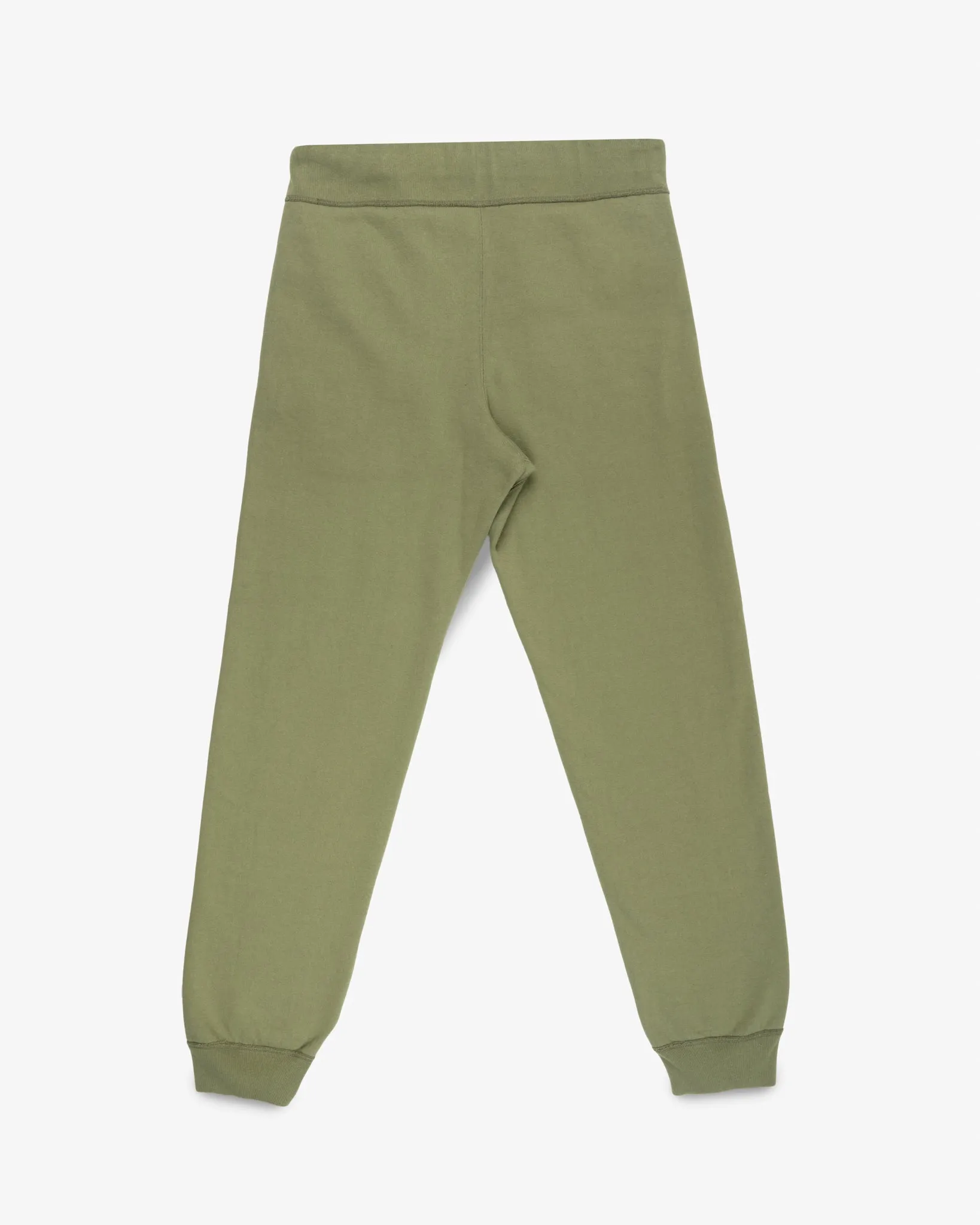 14oz Ultra Heavyweight Loopwheel Cotton Sweatpants - Olive sold by Iron Heart product image thumbnail 5
