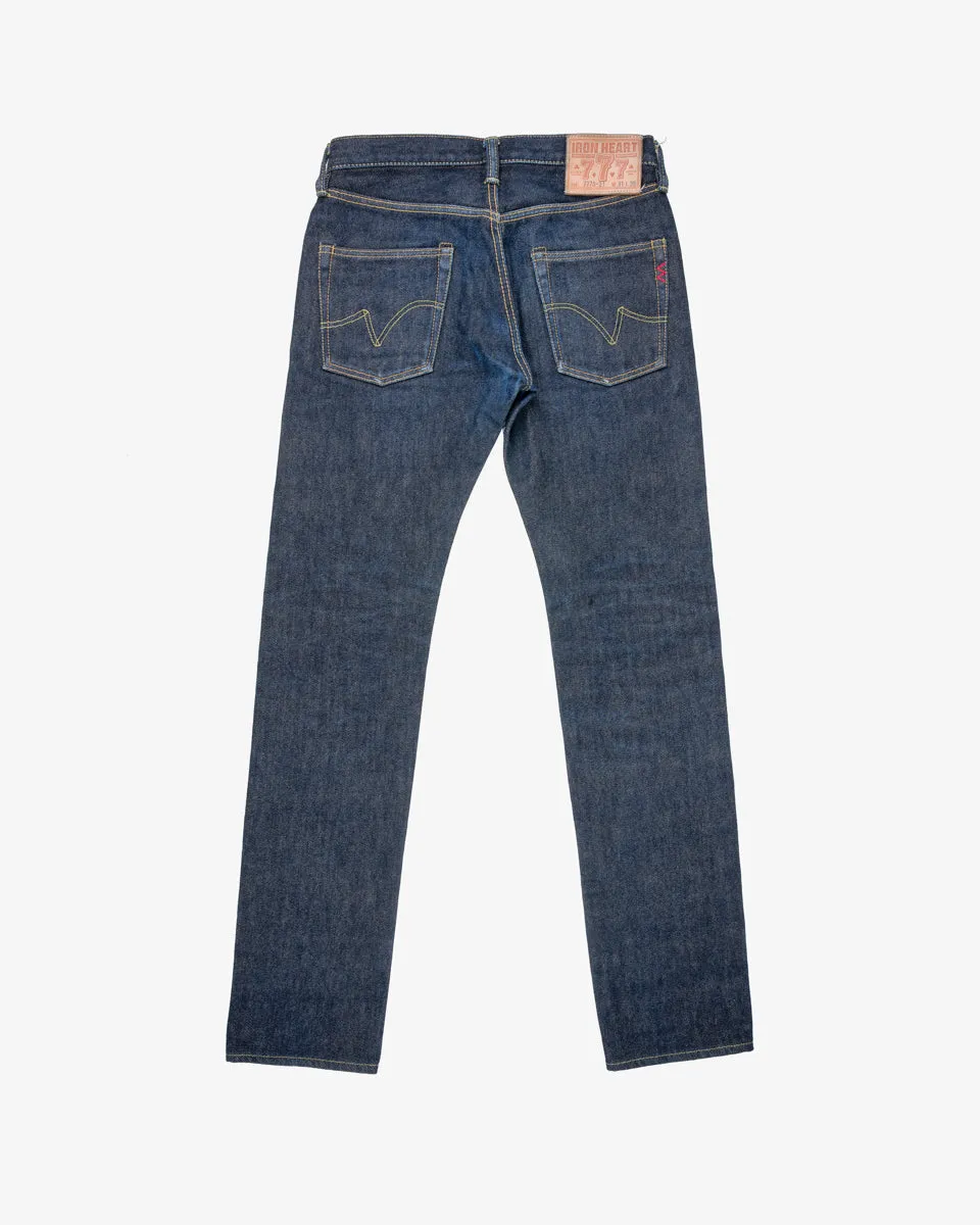 21oz Selvedge Denim Slim Tapered Cut Jeans - Indigo (IH-777S-21) Tag 31, Hemmed to 33.5" sold by Iron Heart product image thumbnail 2
