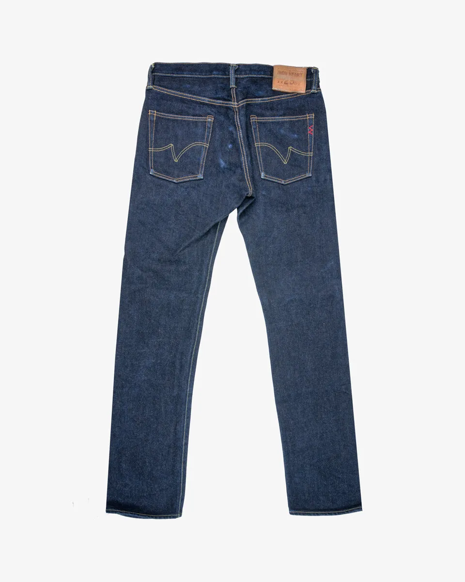 25oz Selvedge Denim Slim Tapered Cut Jeans - Indigo (IH-777-XHS) Tag 36, Hemmed to 35.8" sold by Iron Heart product image thumbnail 2