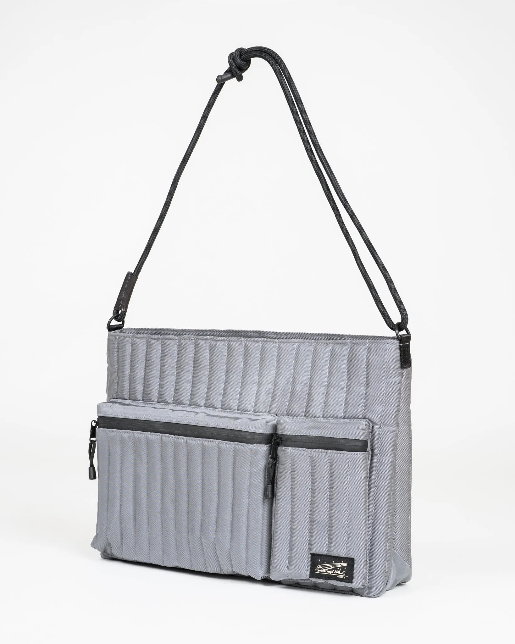 OGL Originale Tech Material Max Millie Bag - Silver sold by Iron Heart