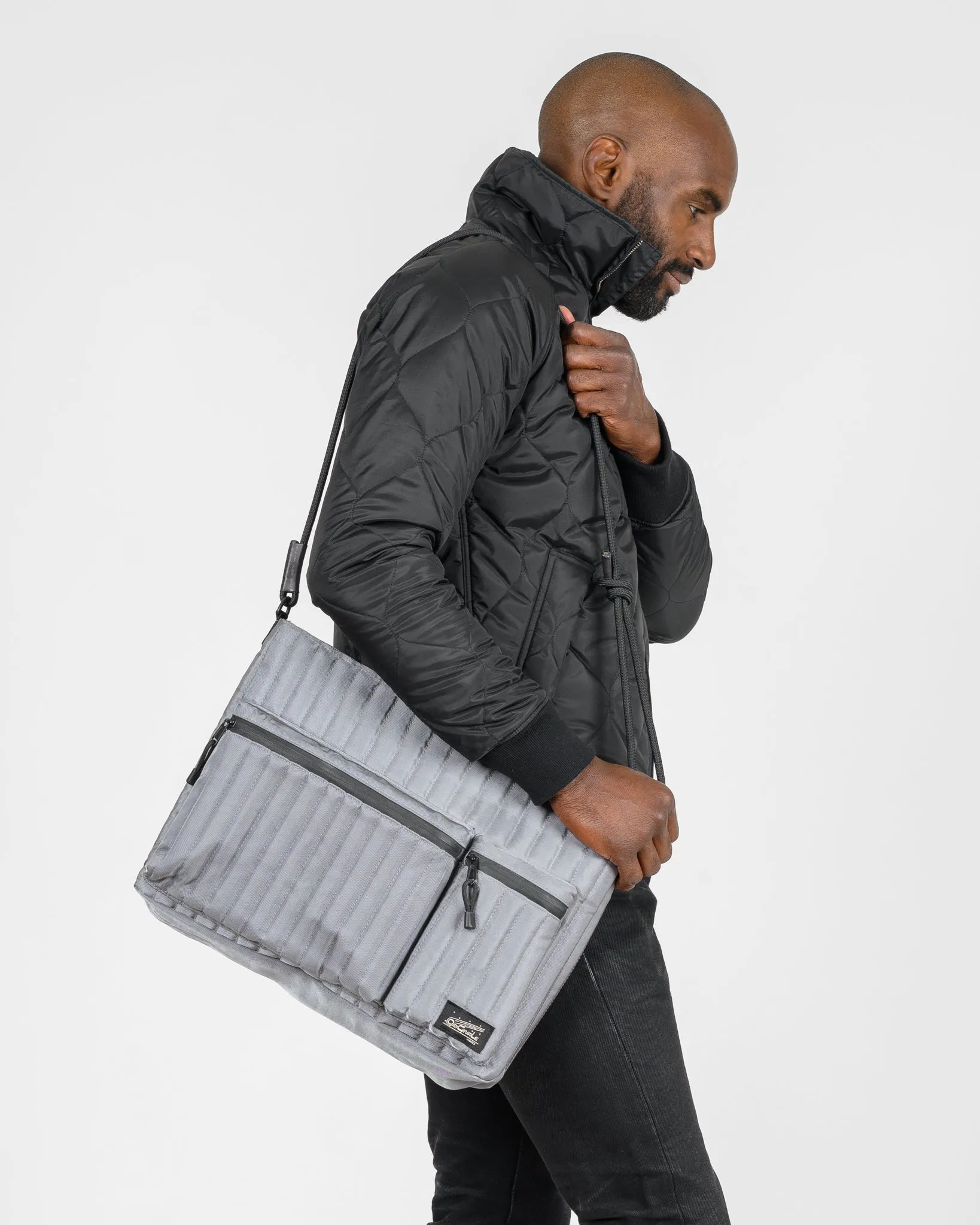 OGL Originale Tech Material Max Millie Bag - Silver sold by Iron Heart product image thumbnail 2