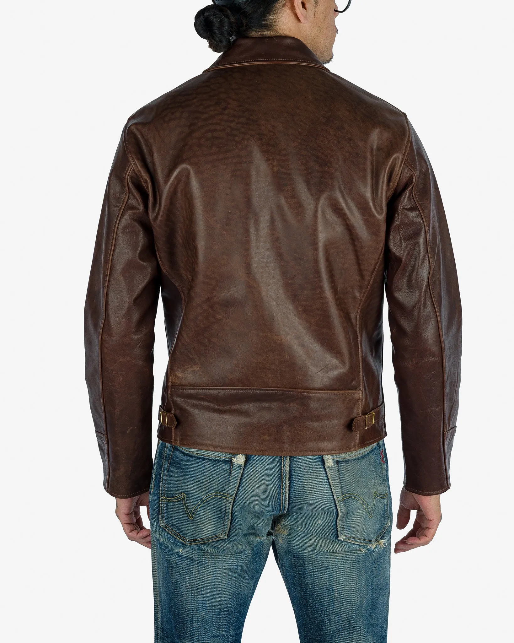 Iron Heart x Simmons Bilt Horsehide Savannah Jacket - Brown sold by Iron Heart product image thumbnail 4