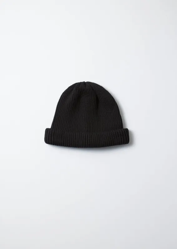 ROTOTO - Cotton Roll Up Hat - Black sold by Iron Heart
