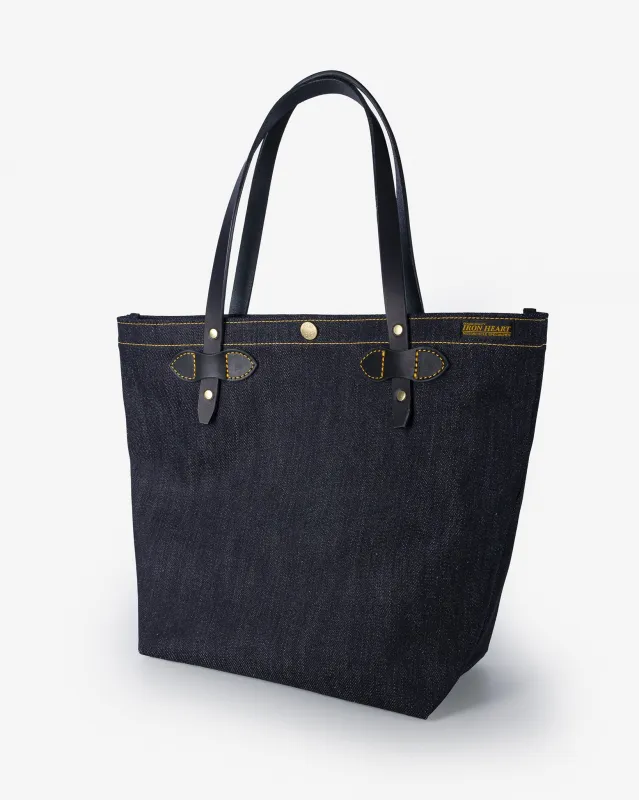 25oz Selvedge Denim Tote Bag - Indigo sold by Iron Heart