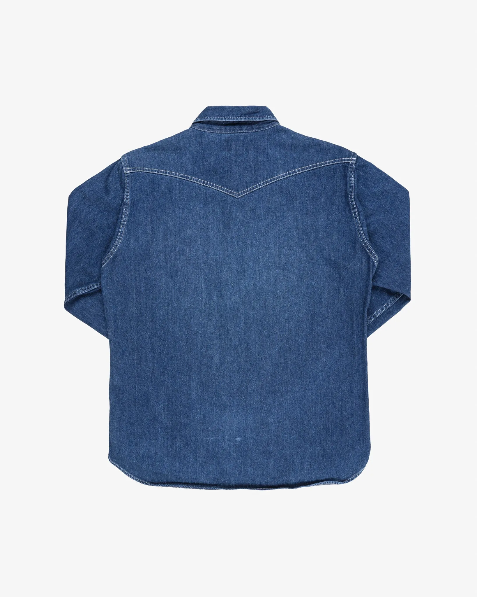 7oz Selvedge Denim Western Shirt - Indigo (IHSH-168-IND) Size XL sold by Iron Heart product image thumbnail 2