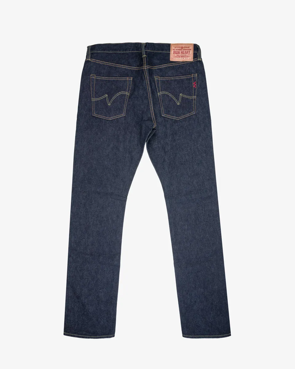 14oz Selvedge Denim Slim Tapered Cut Jeans - Indigo (IH-777S-142) Tag 36, Hemmed to 36.0" sold by Iron Heart product image thumbnail 2