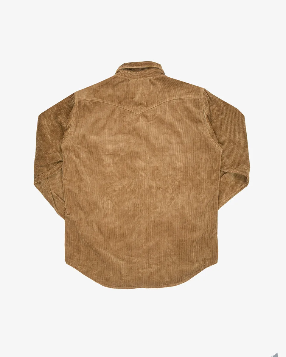 11oz Corduroy Western Shirt - Camel (IHSH-398-CAM) Size XL sold by Iron Heart product image thumbnail 2