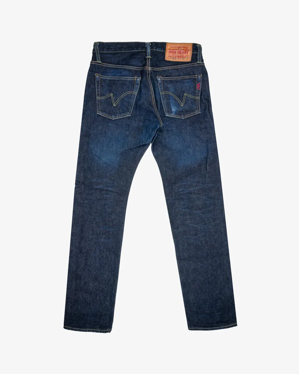 14oz Selvedge Denim Slim Tapered Cut Jeans - Indigo (IH-301S-14) Tag 29, Hemmed to 31.5" sold by Iron Heart product image thumbnail 2