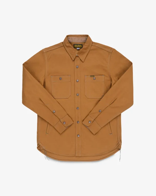 17oz Duck CPO Work Shirt - "The UnTucked" - Brown sold by Iron Heart