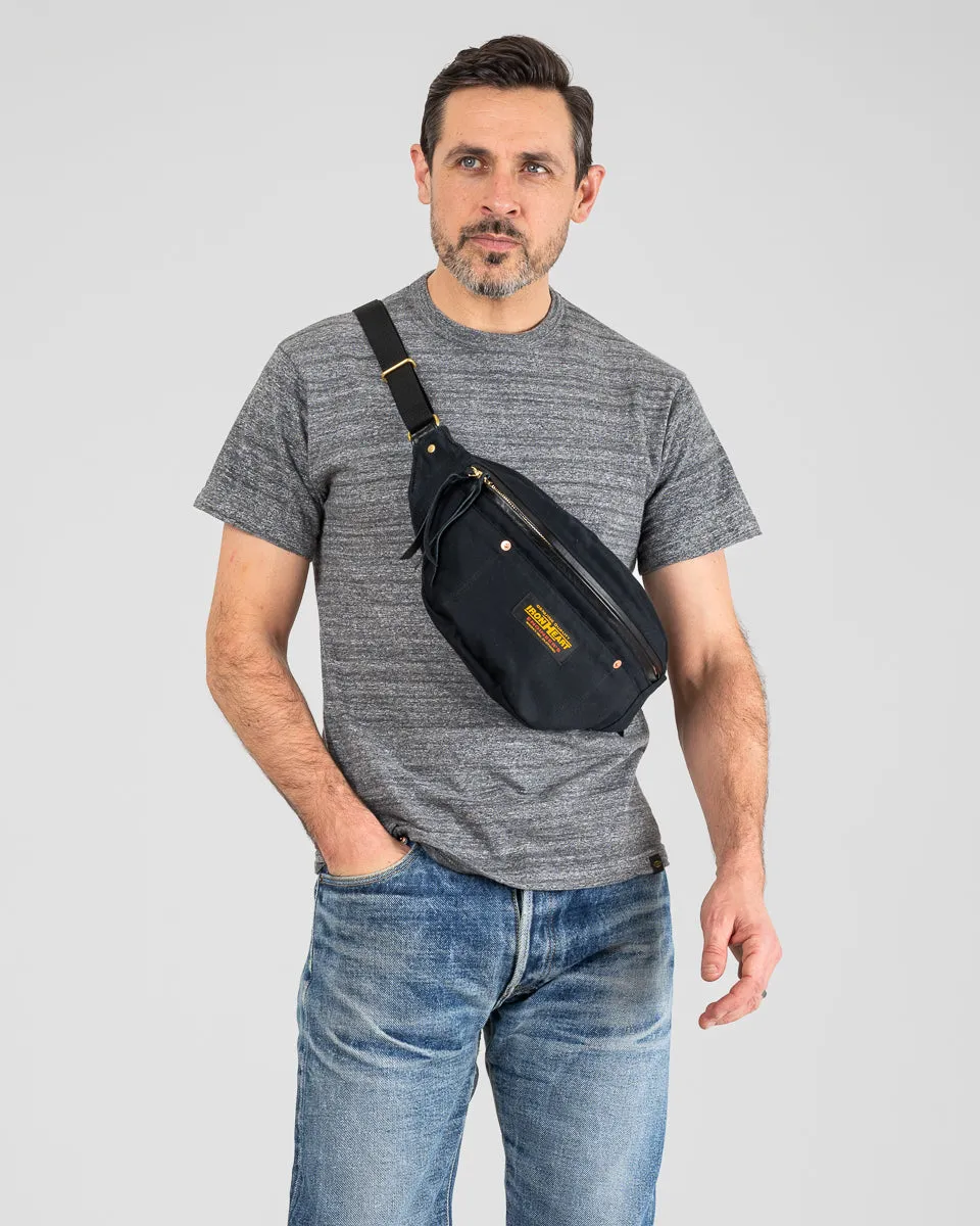 12oz Whipcord Waist Bag - Black sold by Iron Heart product image thumbnail 2