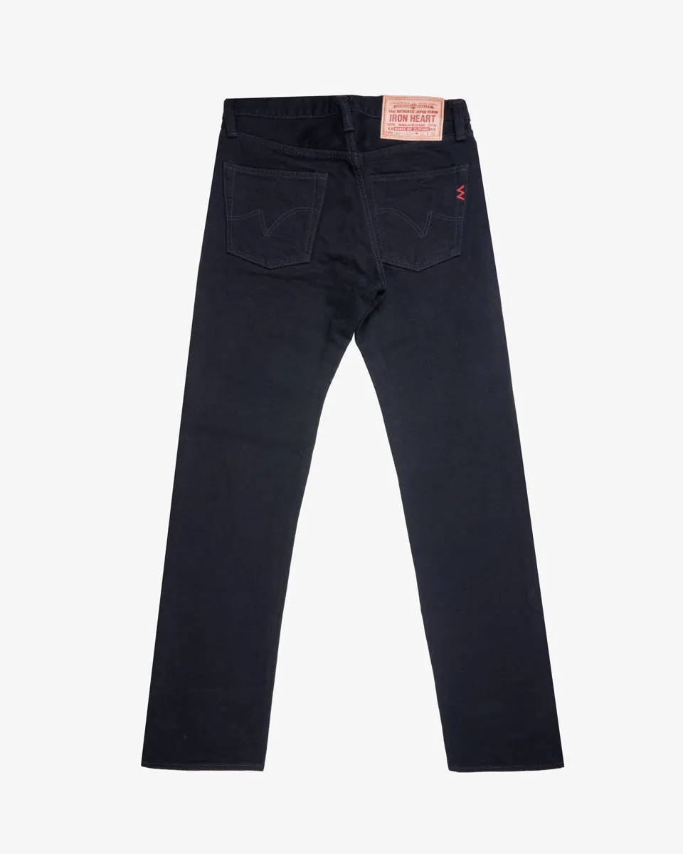 14oz Selvedge Denim Straight Cut Jeans - Black/Black (IH-634s-142bb) Tag 30, Hemmed to 34.5" sold by Iron Heart product image thumbnail 2