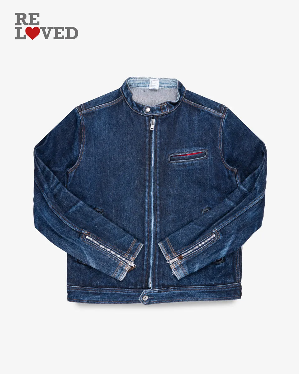 21oz Denim Rider's Jacket - Indigo (IH-527J-IND) Size XXXL sold by Iron Heart