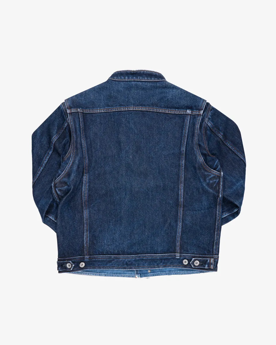 21oz Denim Rider's Jacket - Indigo (IH-527J-IND) Size XXXL sold by Iron Heart product image thumbnail 2