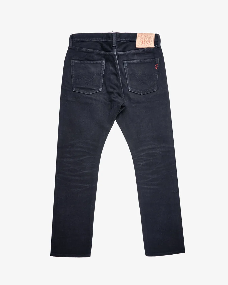 21oz Selvedge Denim Super Slim Cut Jeans - Superblack (Fades To Grey) (IH-555S-SBG) Tag 35, Hemmed to 32.0" sold by Iron Heart product image thumbnail 2