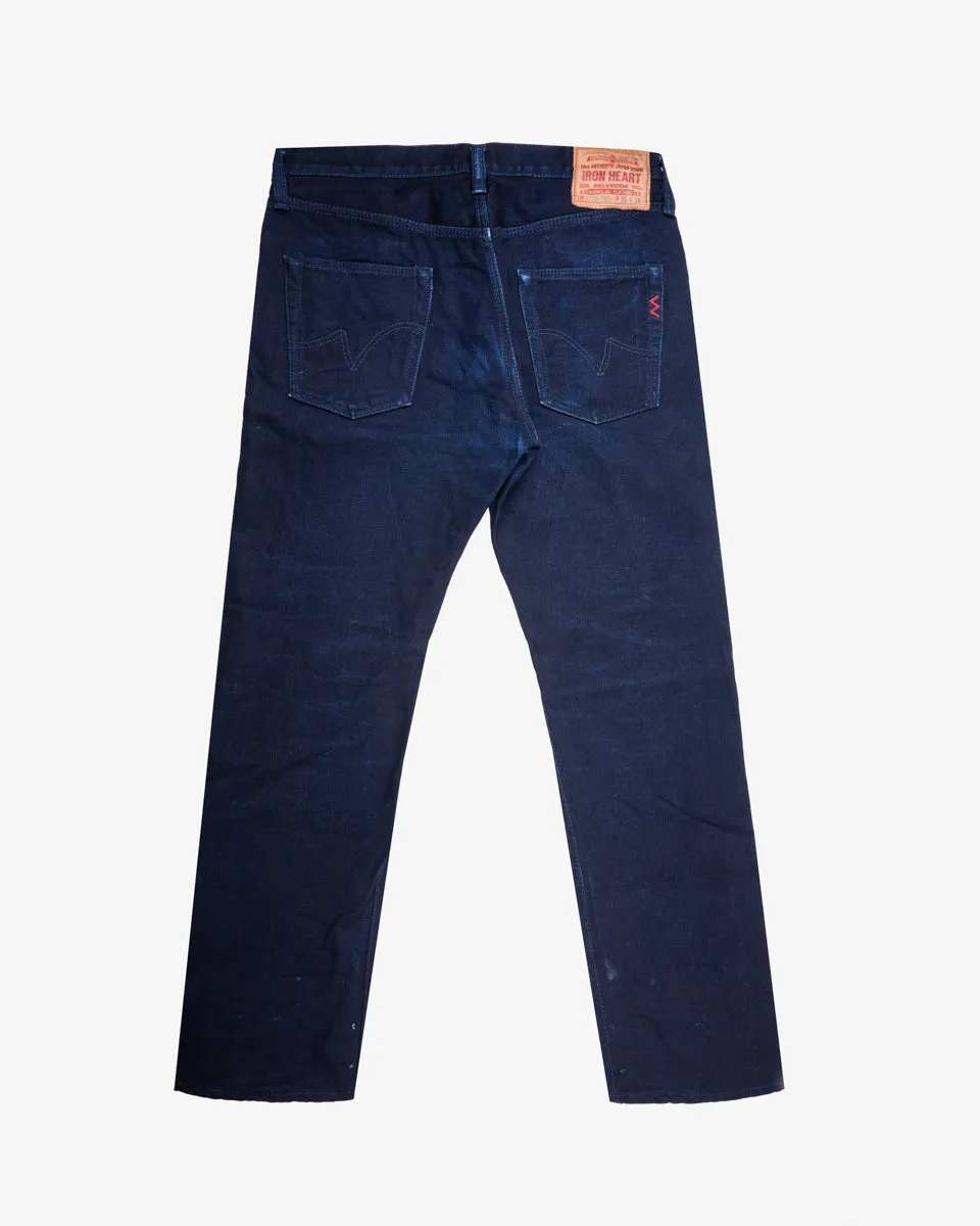 14oz Selvedge Denim Slim Tapered Cut Jeans - Indigo/Indigo (IH-777s-14ii) Tag 35, Hemmed to 29.0" sold by Iron Heart product image thumbnail 2