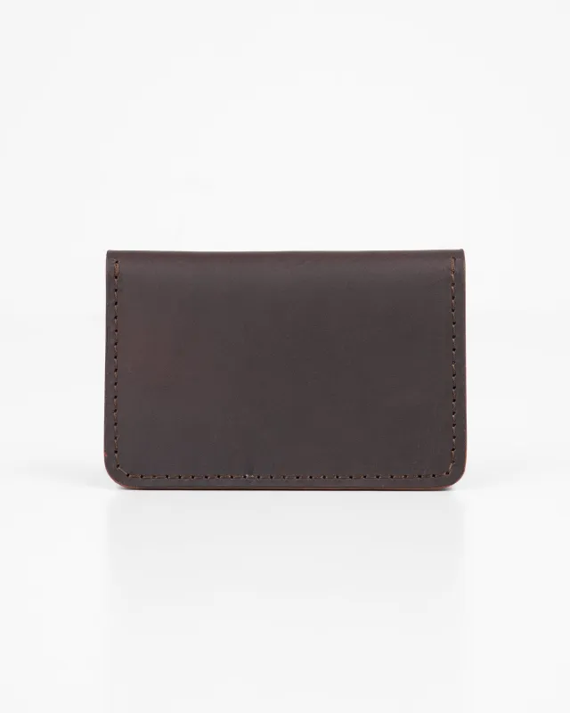 OGL Kingsman Metro Flap Style Cardholder - Brown sold by Iron Heart