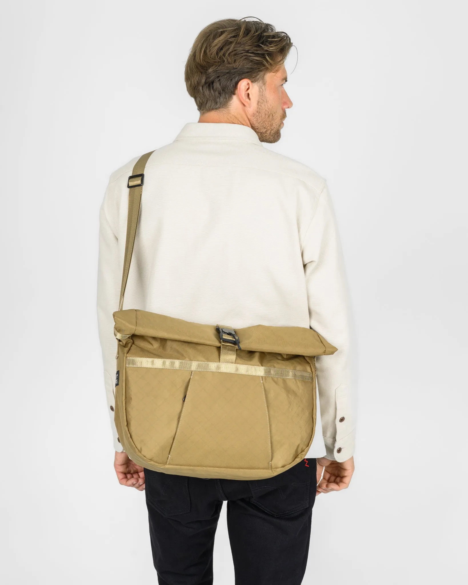 OGL XTAC Roll Top Hobo Bag - Brown sold by Iron Heart product image thumbnail 2