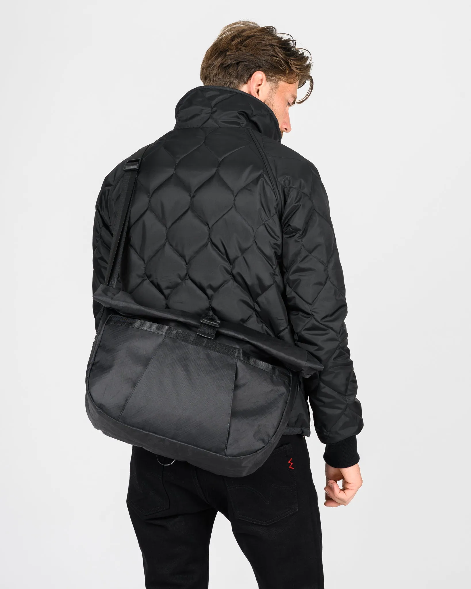 OGL XTAC Roll Top Hobo Bag - Black sold by Iron Heart product image thumbnail 2