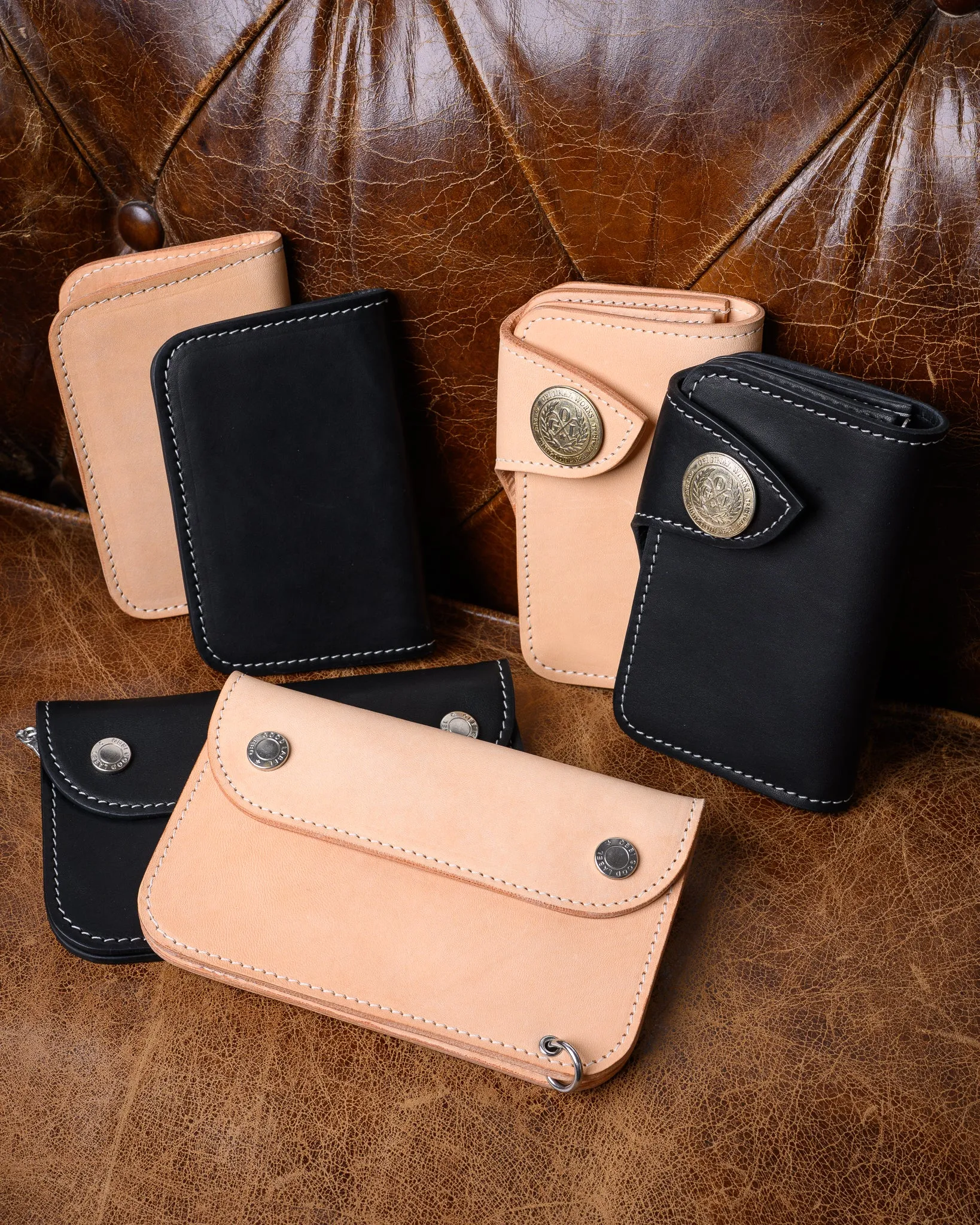 OGL Brave Horsehide Trucker Wallet - Natural sold by Iron Heart product image thumbnail 4