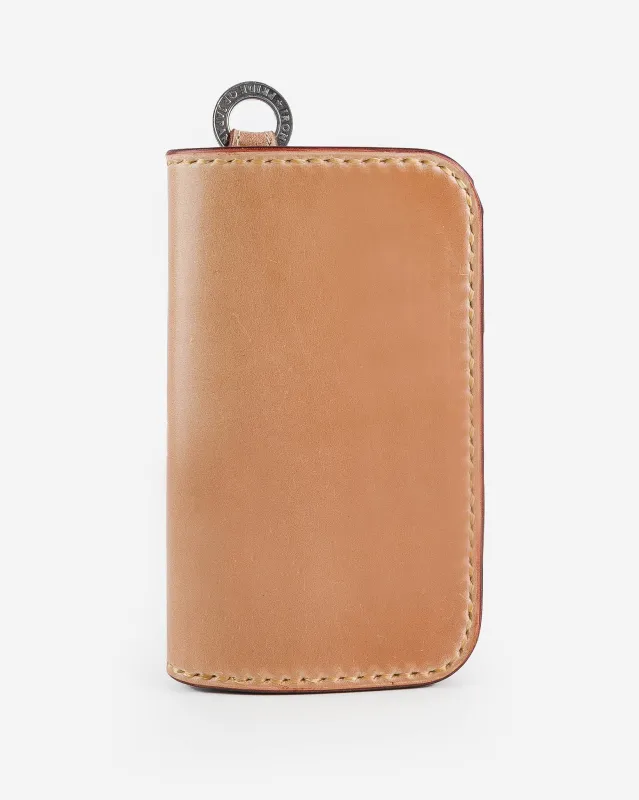 Medium Shell Cordovan Wallet - Natural sold by Iron Heart