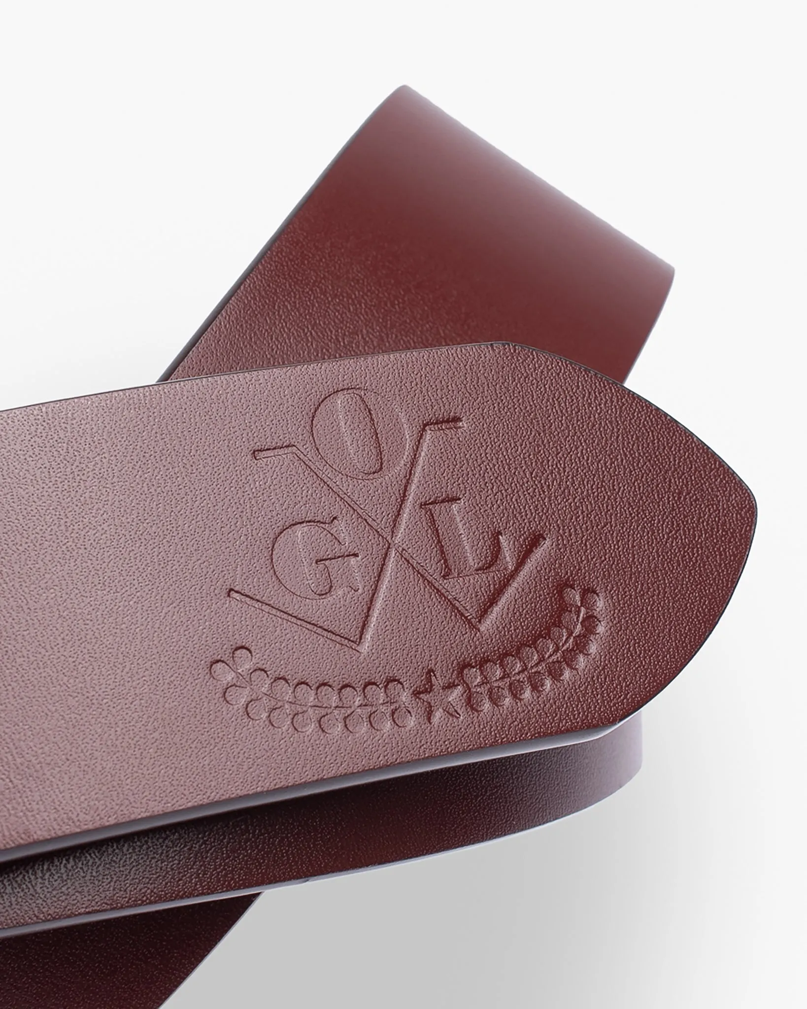 OGL Double Prong Garrison Buckle Leather Belt - Tan sold by Iron Heart product image thumbnail 4