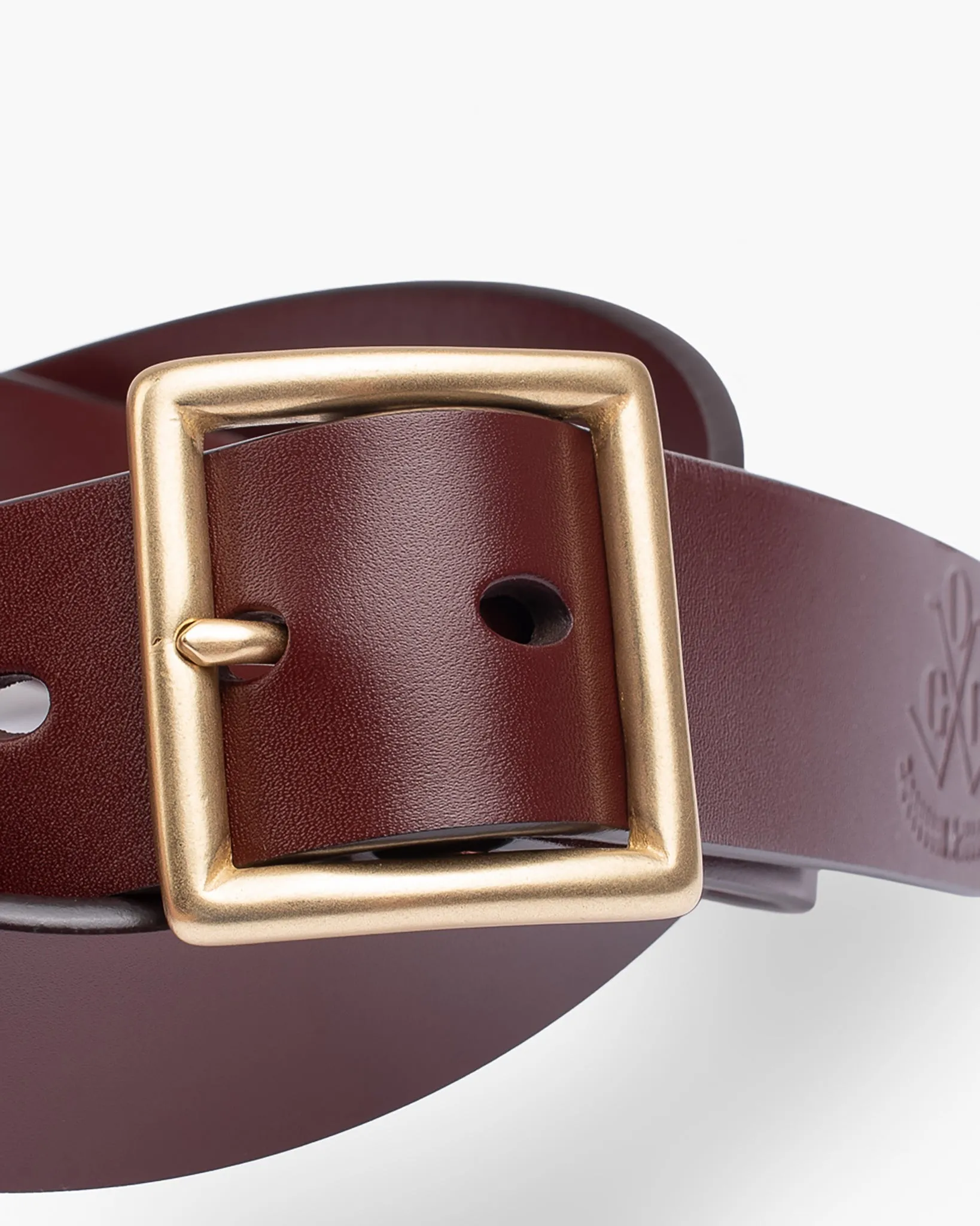 OGL Vintage Buckle Leather Belt - Tan sold by Iron Heart product image thumbnail 2