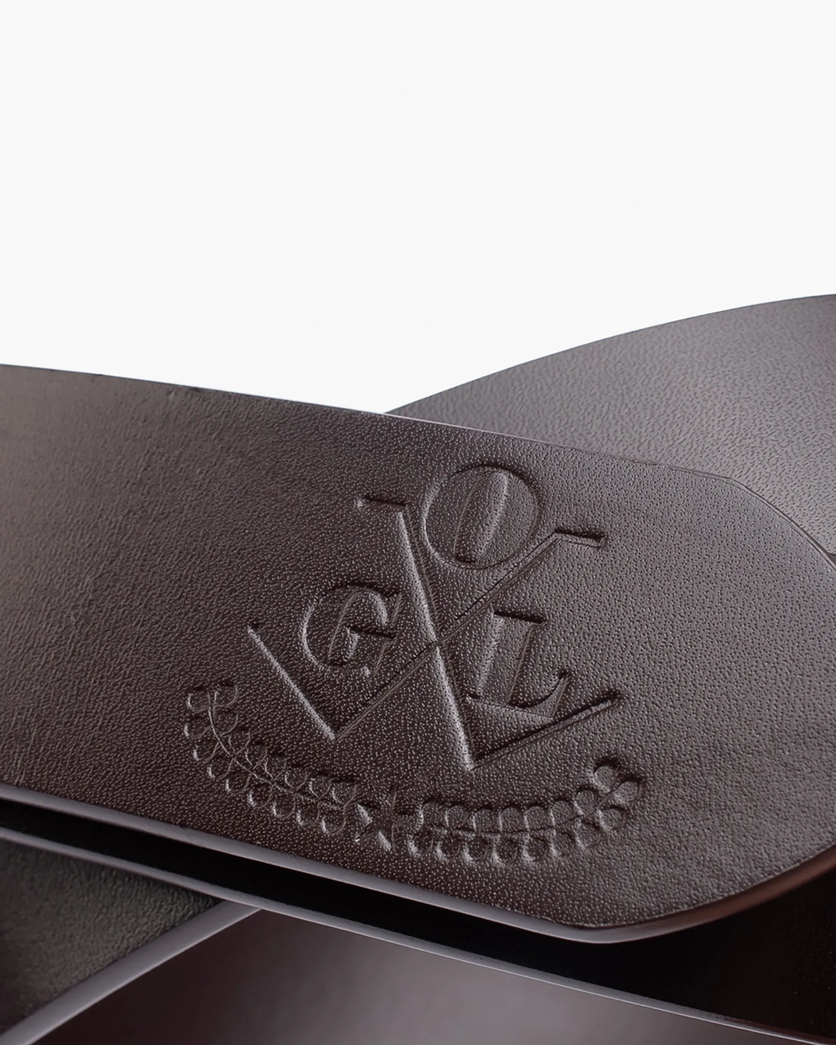 OGL Vintage Buckle Leather Belt - Brown sold by Iron Heart product image thumbnail 4