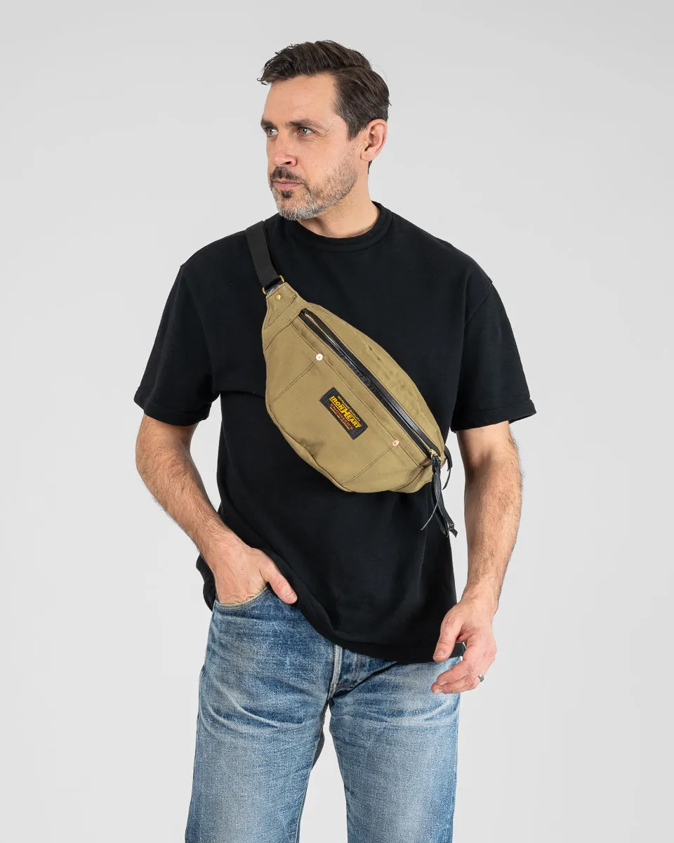 12oz Whipcord Waist Bag - Khaki sold by Iron Heart product image thumbnail 2