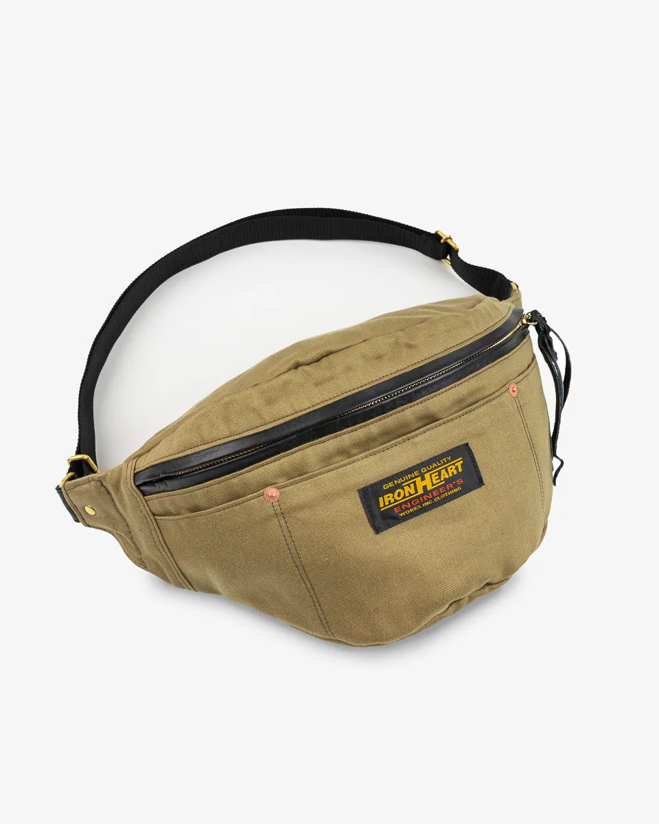 12oz Whipcord Waist Bag - Khaki sold by Iron Heart