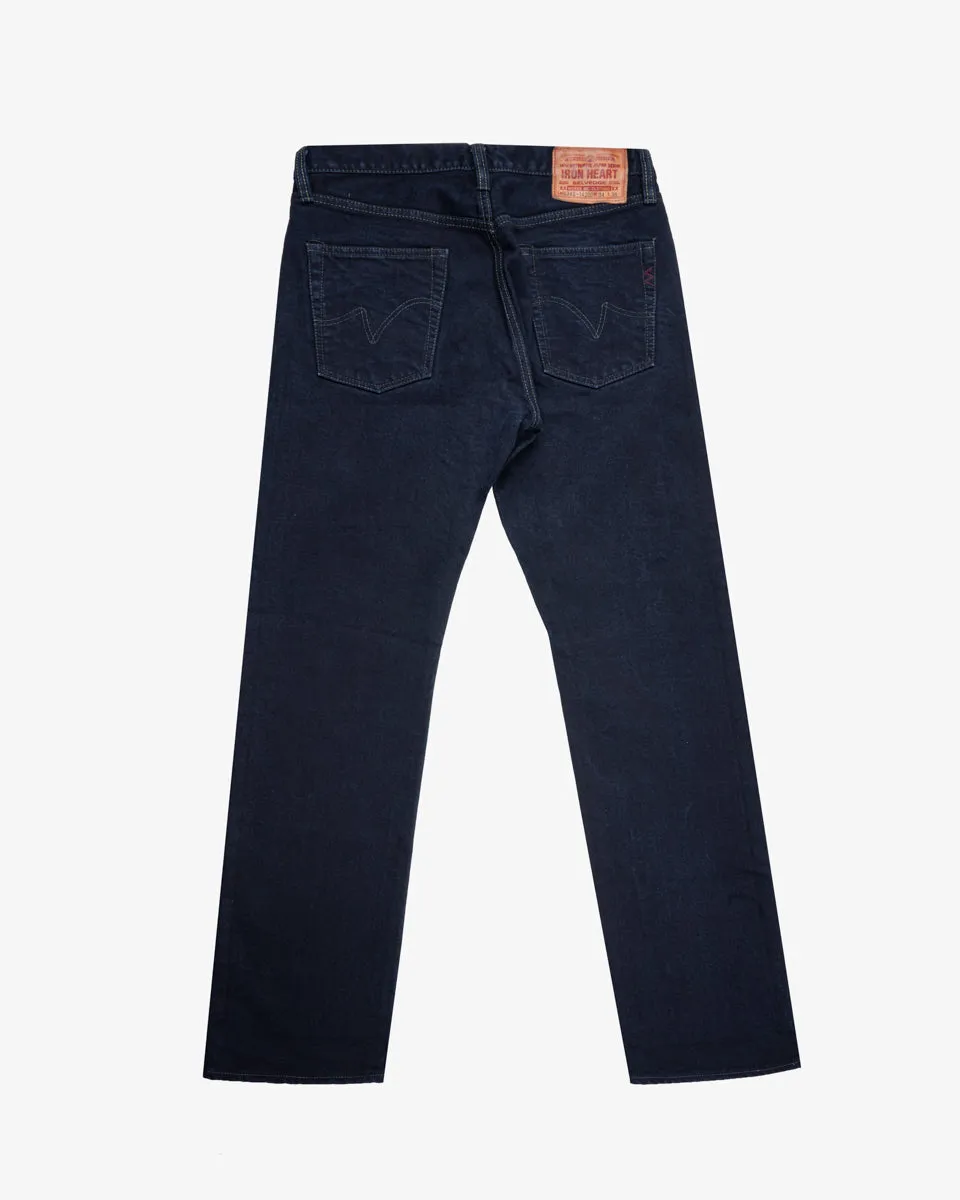 14oz Selvedge Denim Straight Cut Jeans - Indigo Overdyed Black (IH-634S-142od) Tag 34, Hemmed to 31.5" sold by Iron Heart product image thumbnail 2