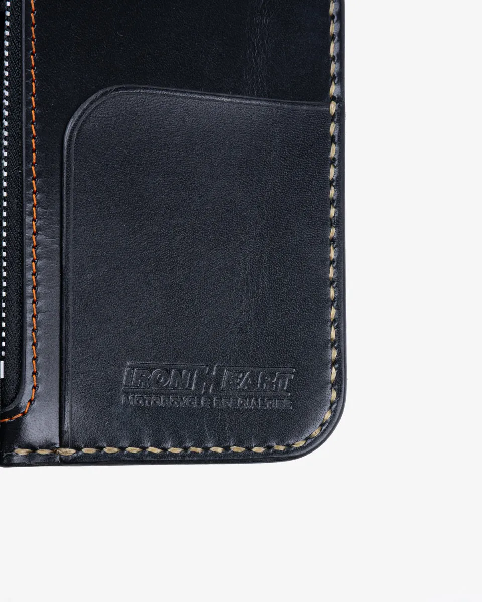 Medium Shell Cordovan Wallet - Black (IHG-02-BLK) sold by Iron Heart product image thumbnail 5