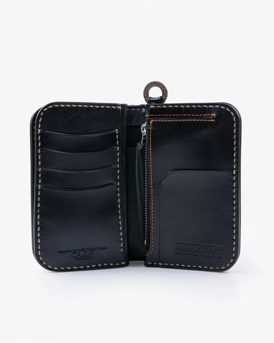 Medium Shell Cordovan Wallet - Black (IHG-02-BLK) sold by Iron Heart product image thumbnail 3