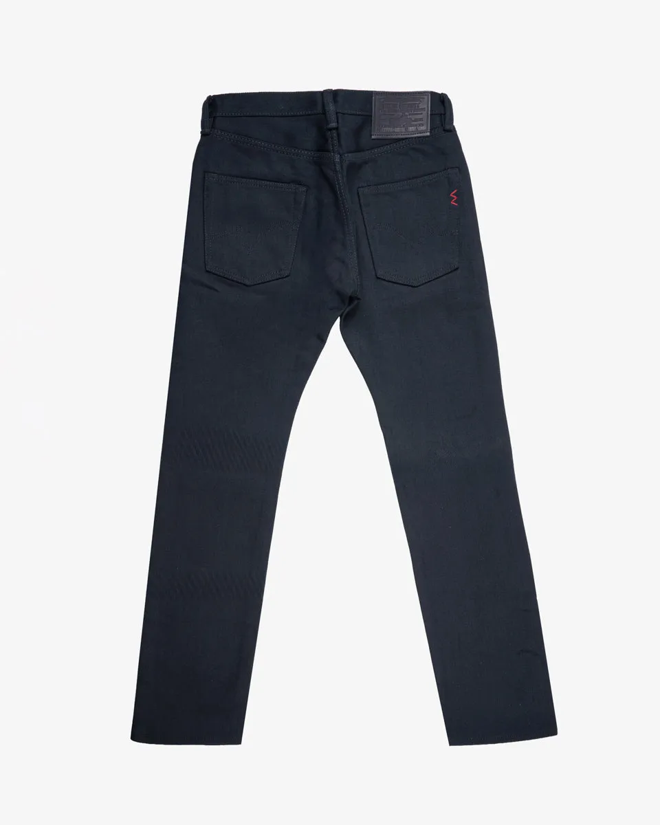 21oz Selvedge Denim Slim Tapered Cut Jeans - Superblack Non-Fade (IH-777s-SB) Tag 31, Hemmed to 30.0" sold by Iron Heart product image thumbnail 2