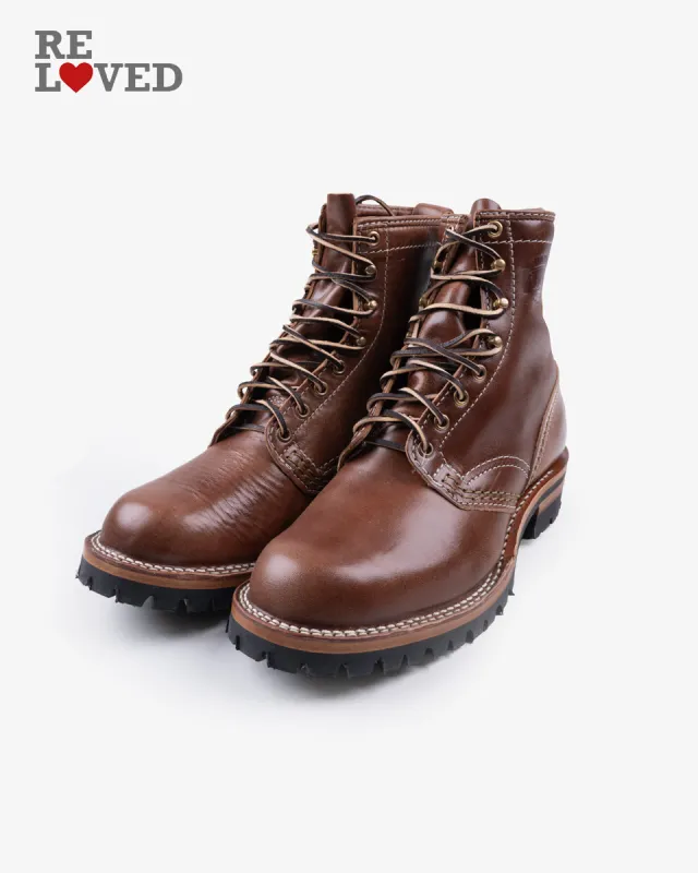 Iron Heart Int'l x Wesco® - 8" Maryam Horsehide Jobmaster® Boot - Brown (IHWE-JMHH-BRN) Size 9.5E sold by Iron Heart