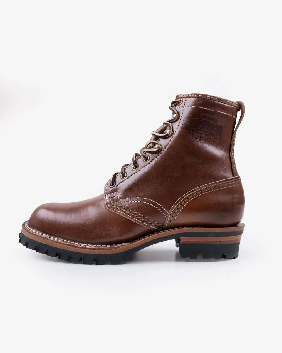 Iron Heart Int'l x Wesco® - 8" Maryam Horsehide Jobmaster® Boot - Brown (IHWE-JMHH-BRN) Size 9.5E sold by Iron Heart product image thumbnail 3