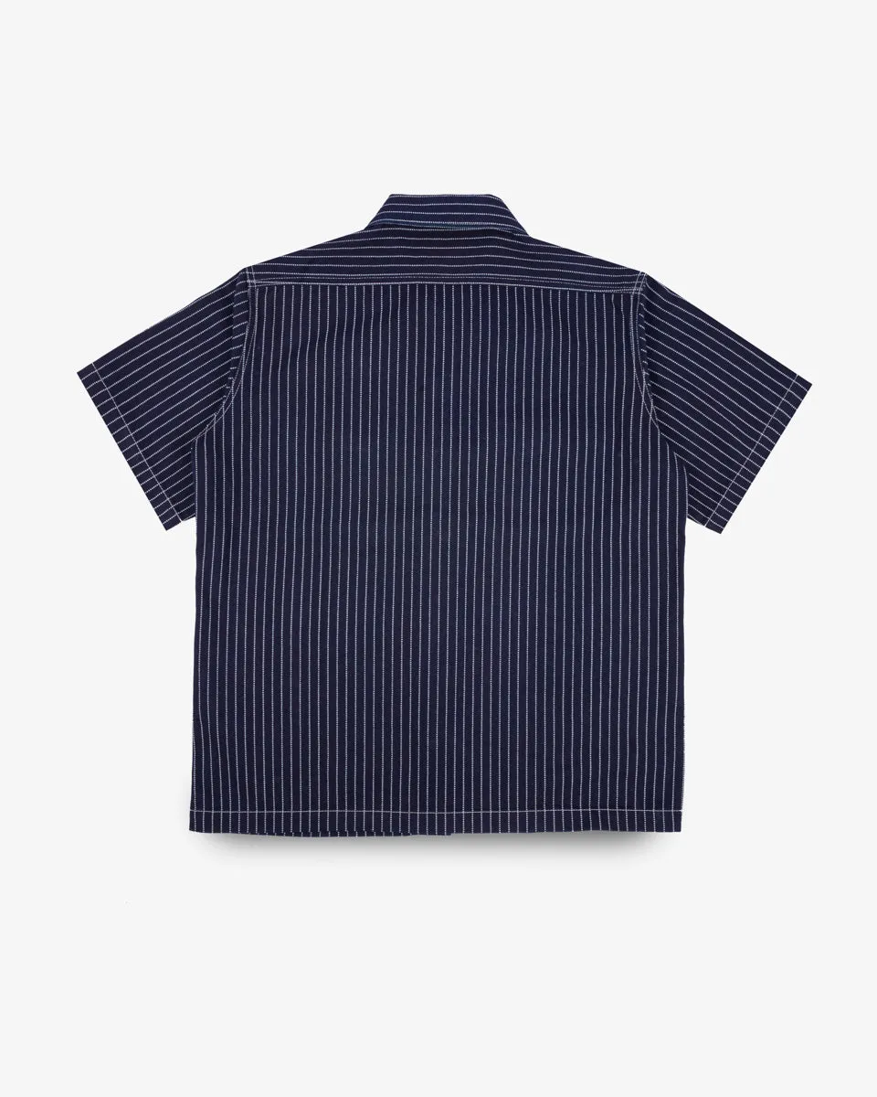 10oz Wabash Short Sleeved Mechanic Shirt - Indigo sold by Iron Heart product image thumbnail 4