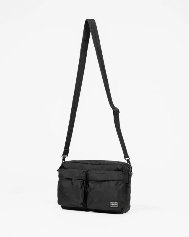 Porter - Yoshida & Co. - Force Shoulder Bag (S) - Black sold by Iron Heart